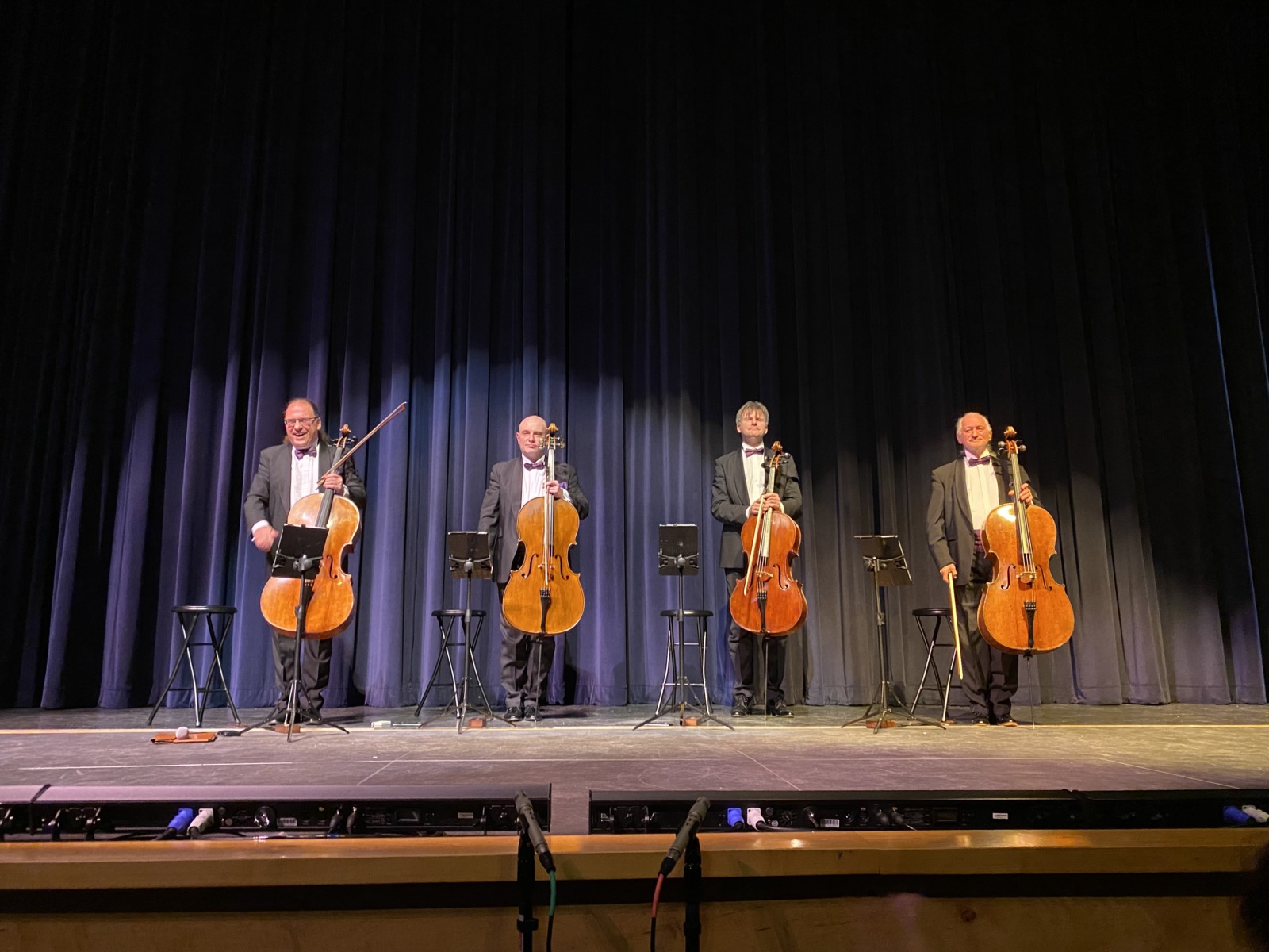 RUSSIAN CELLO QUARTET PERFORMS IN THE KEYS