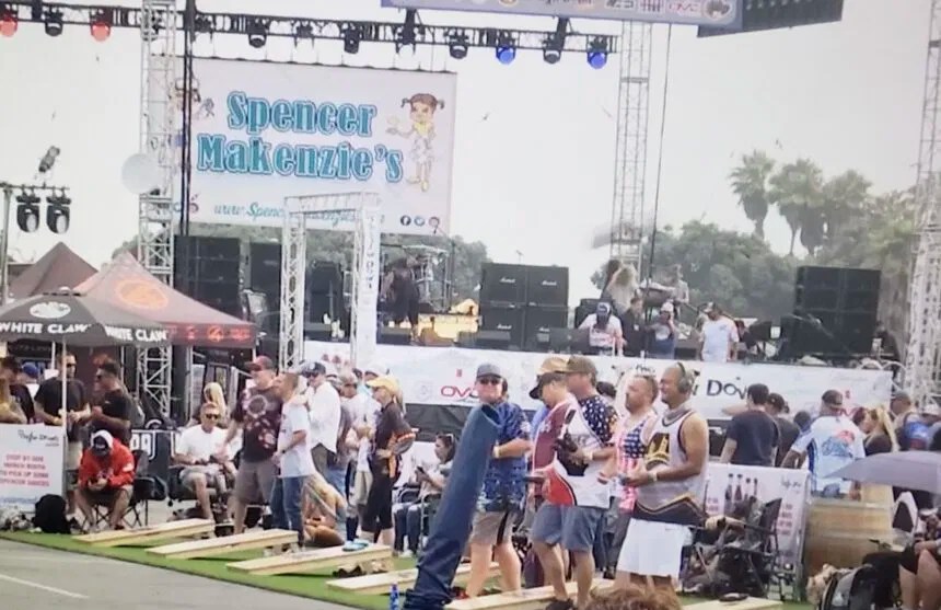 The Throw Down Cornhole Tournament and Music Festival kicks off in
