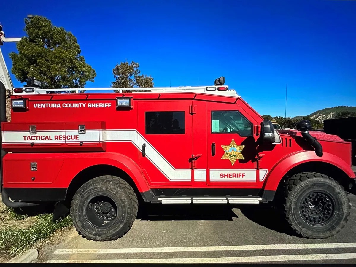 Ventura County adds armored rescue vehicle to its fleet thanks to