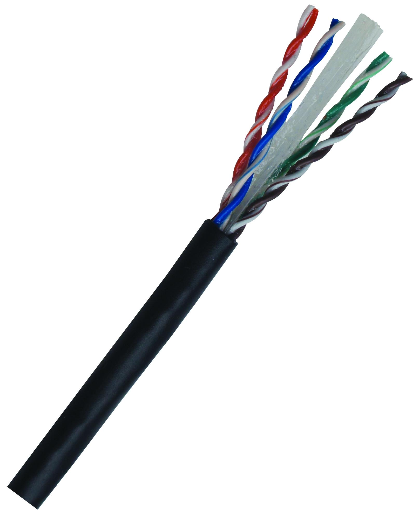 KUWES CAT6 OUTDOOR JELLY FILLED CABLE 305 MTR.