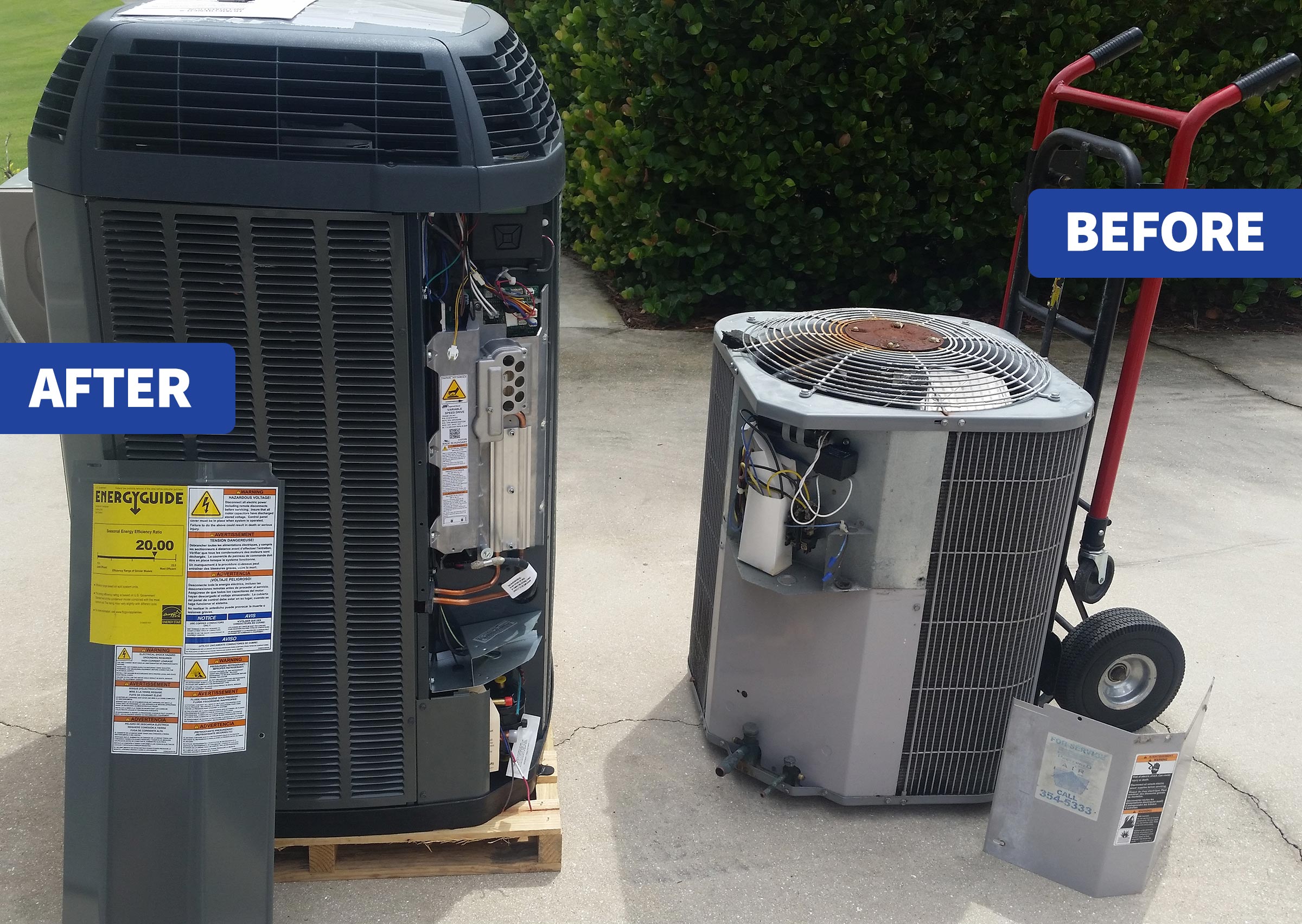 HVAC Before & After Gallery In Naples, FL by Key to Cool