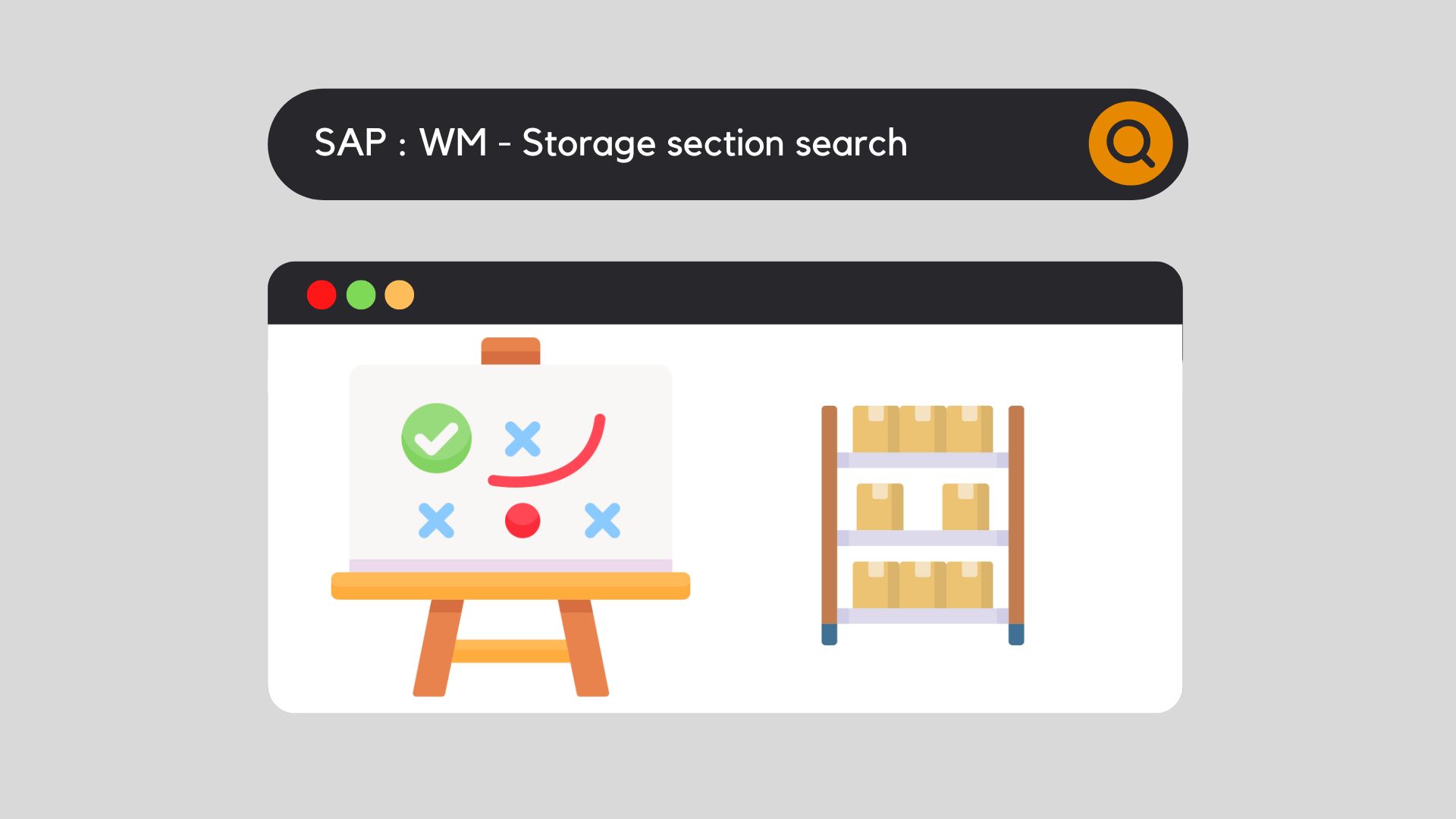 SAP WM storage section search Formation et Coaching SAP