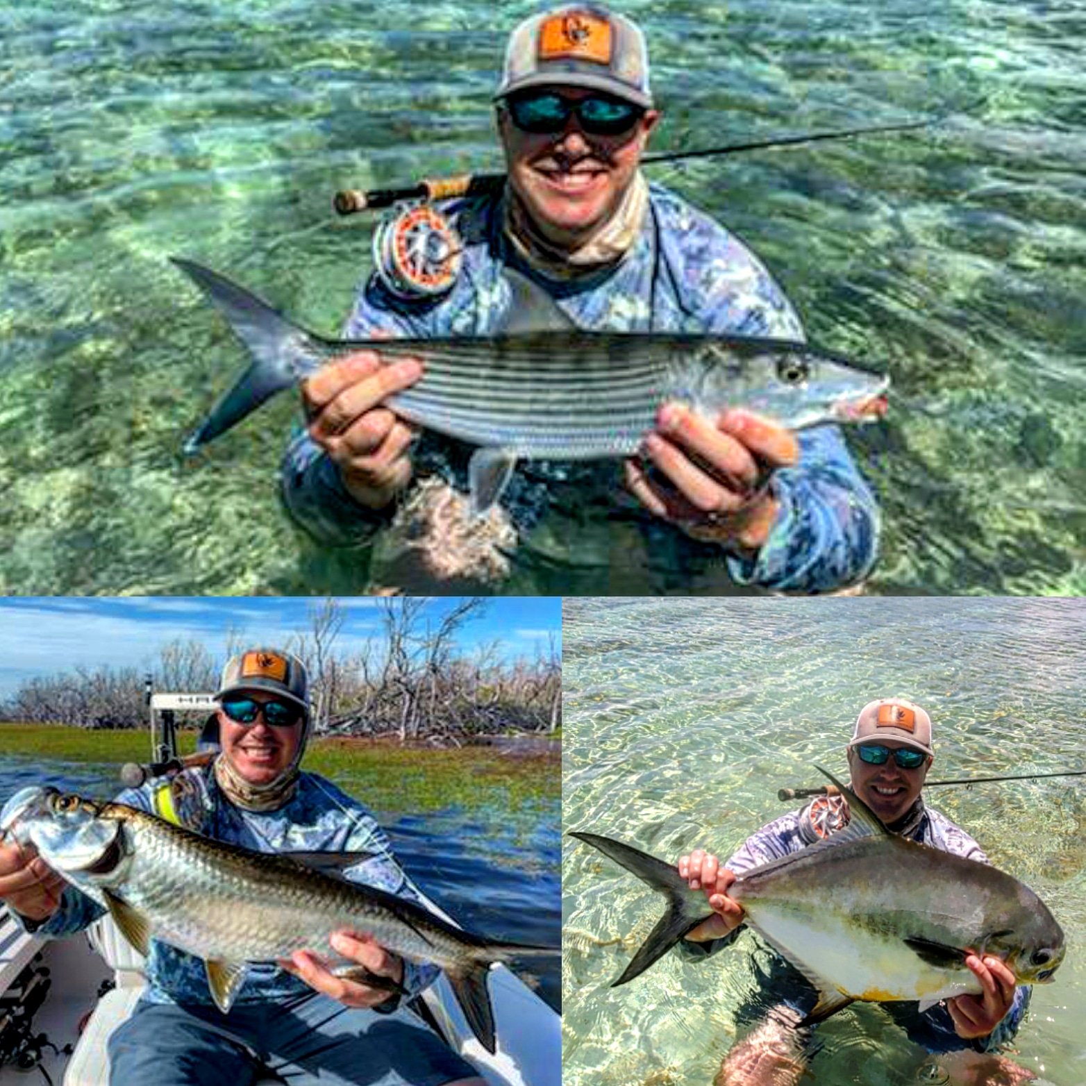 Key West Fly & Spin Fishing Charters Fishing the flats for Tarpon