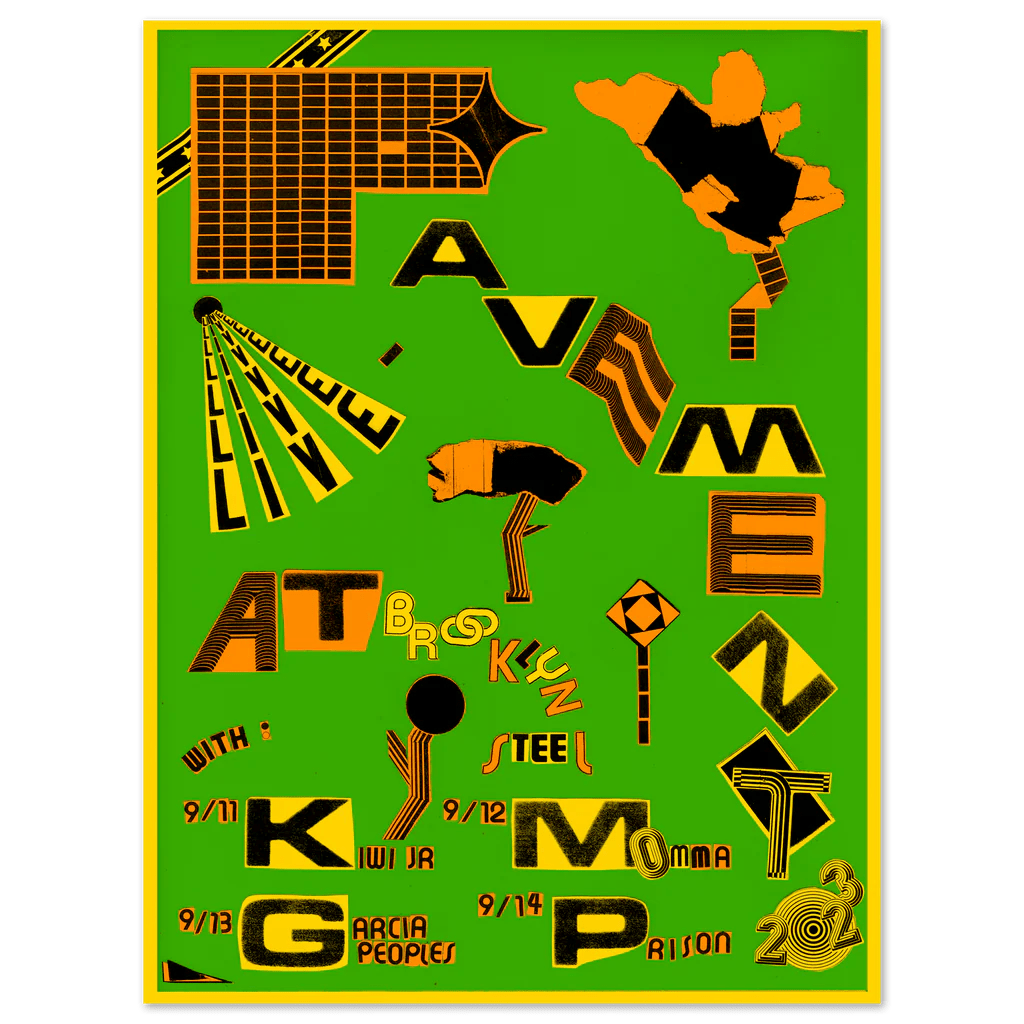 Brooklyn Steel Poster Kung Fu Merch