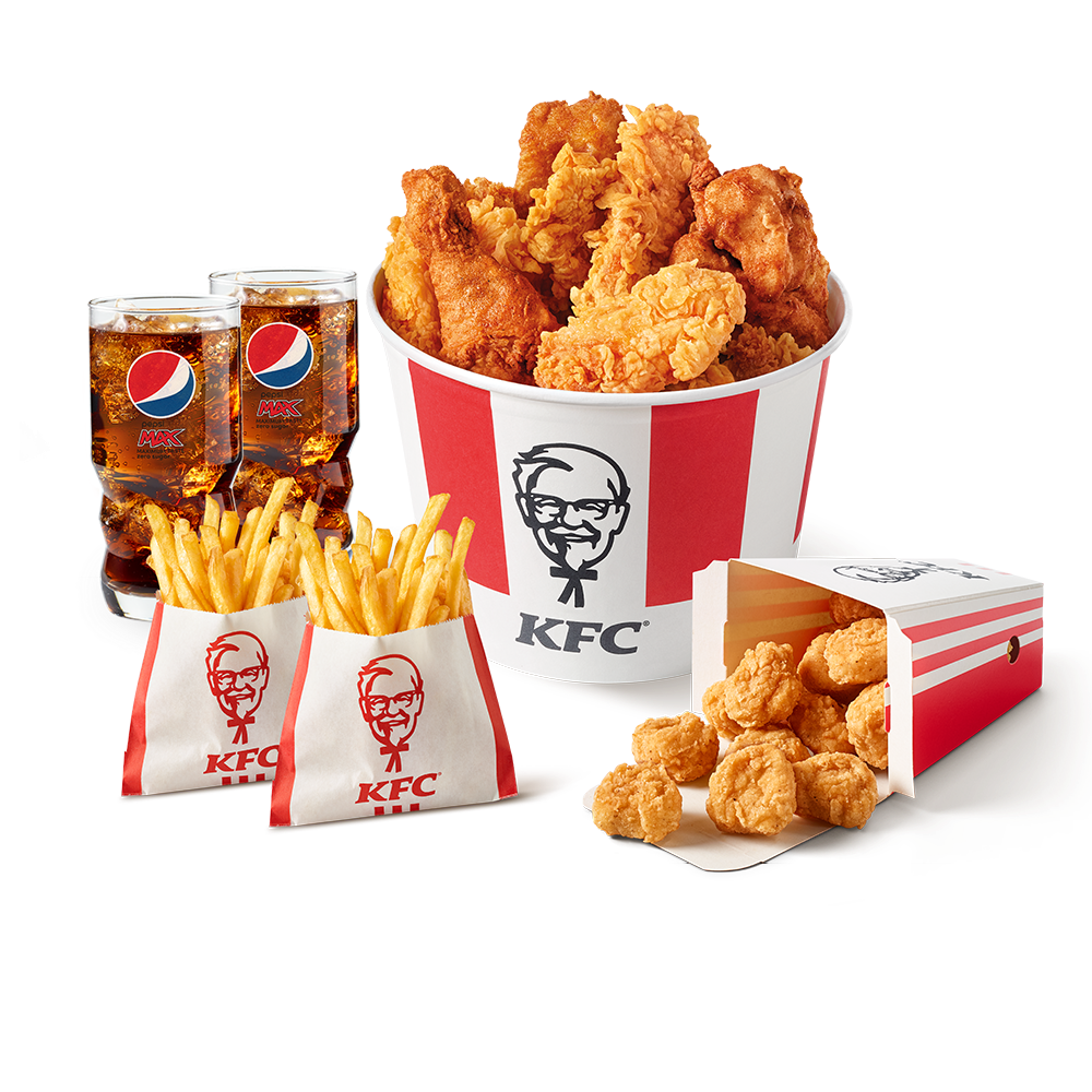 Product COMPLETE BUCKET KFC Belgique