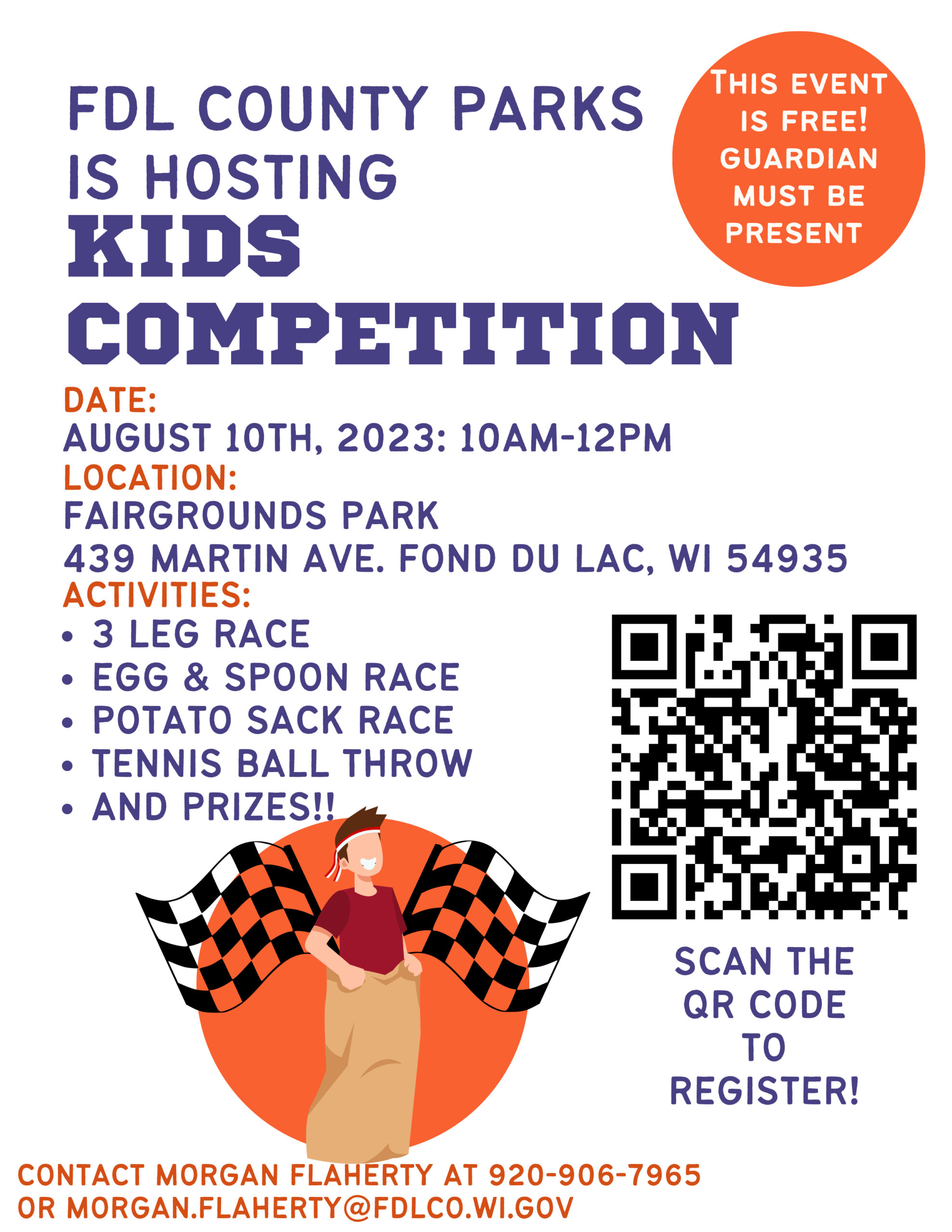 Fond du Lac Parks Hosting Kids Competition With Various Activities