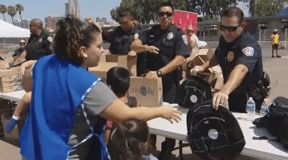 Local students in need get school supplies from One San Diego CBS