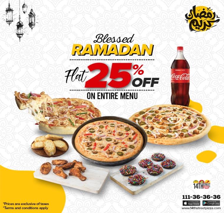 14th Street Pizza Iftar And Sehri Deals 2019