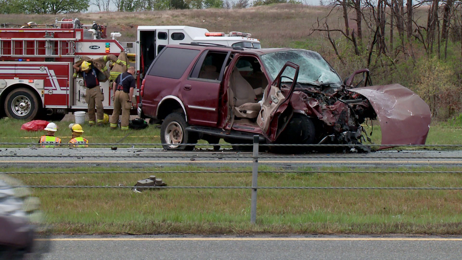 Two killed after wrongway car crash in Edmond Oklahoma City