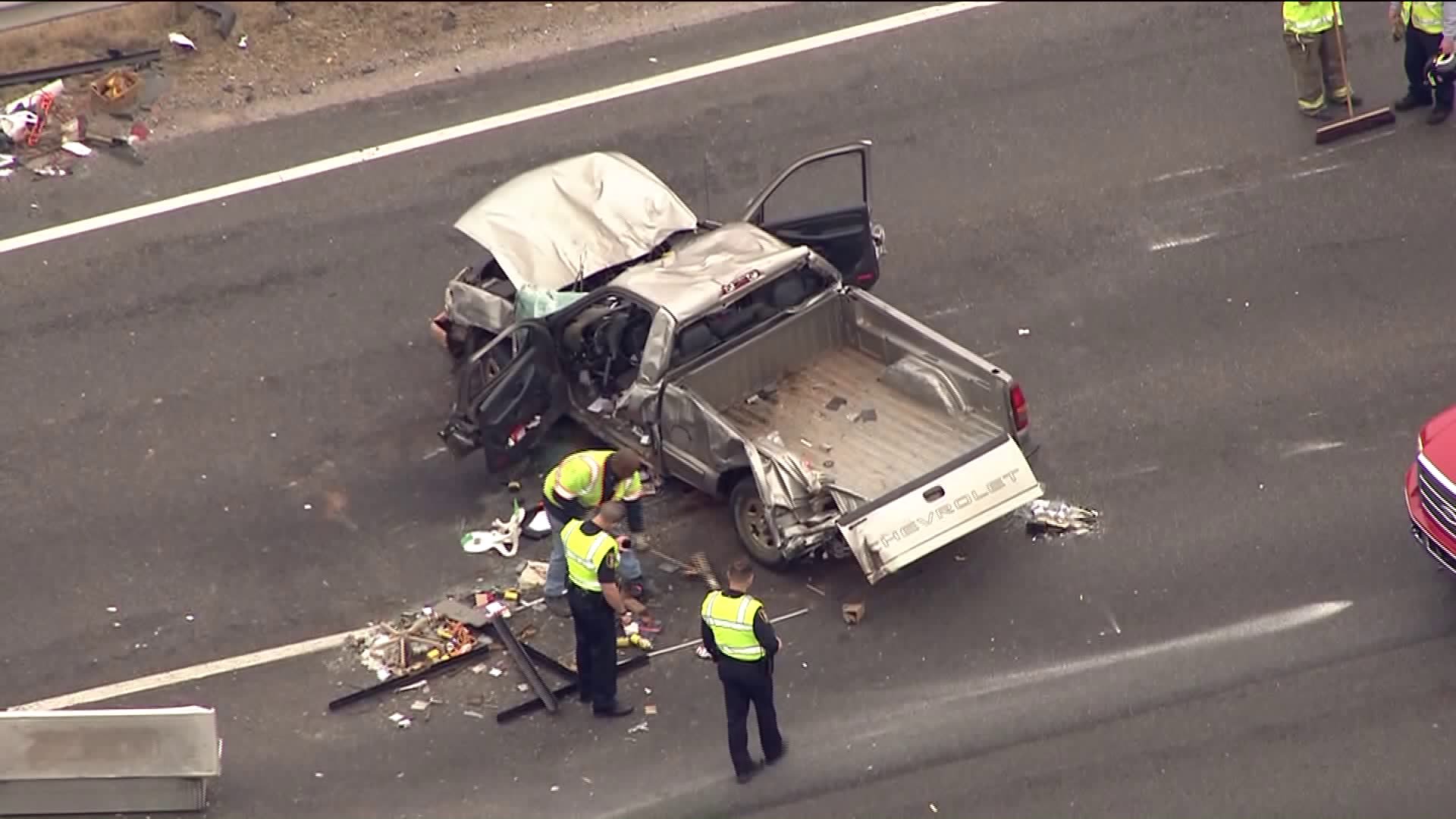 UPDATE I35 reopened following multivehicle crash in Moore