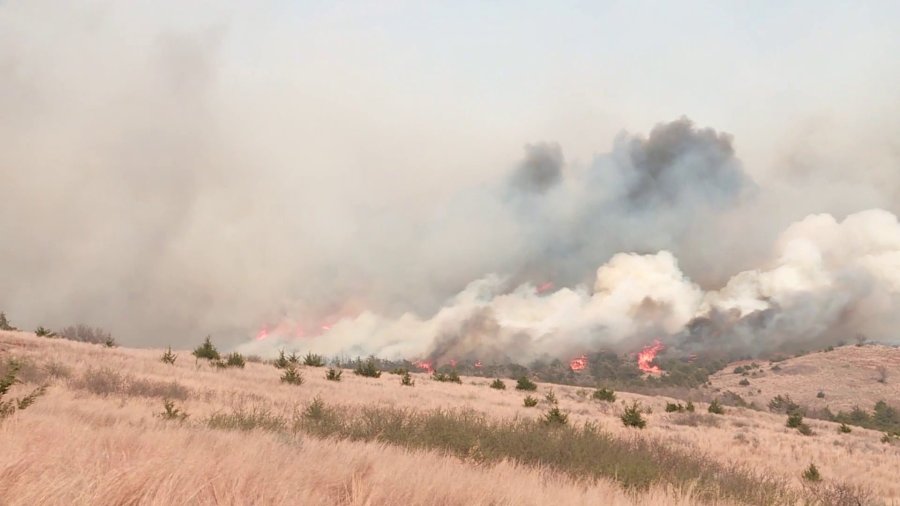 Burn ban covers 36 counties across Oklahoma as wildfires continue