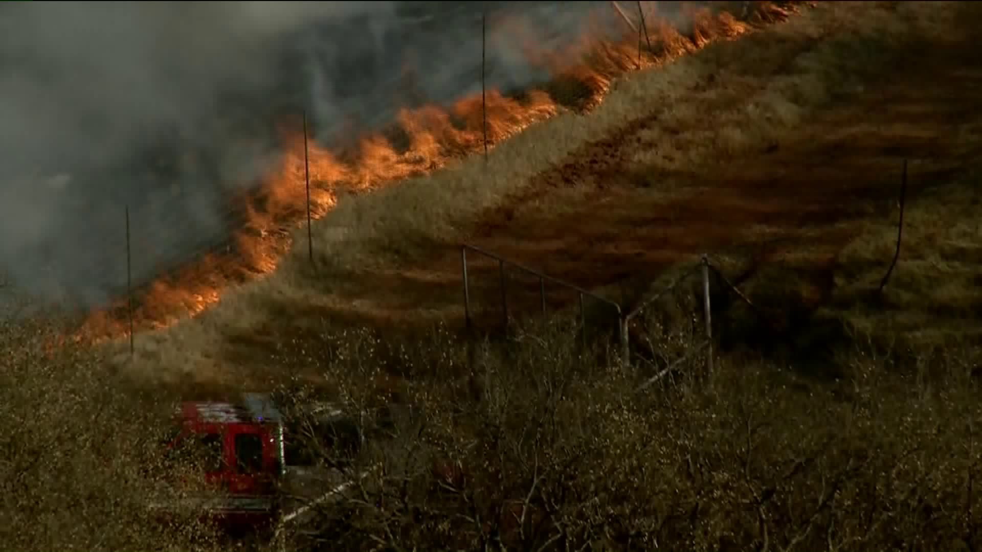 Grass fires burn across OKC; fire official advises caution outdoors