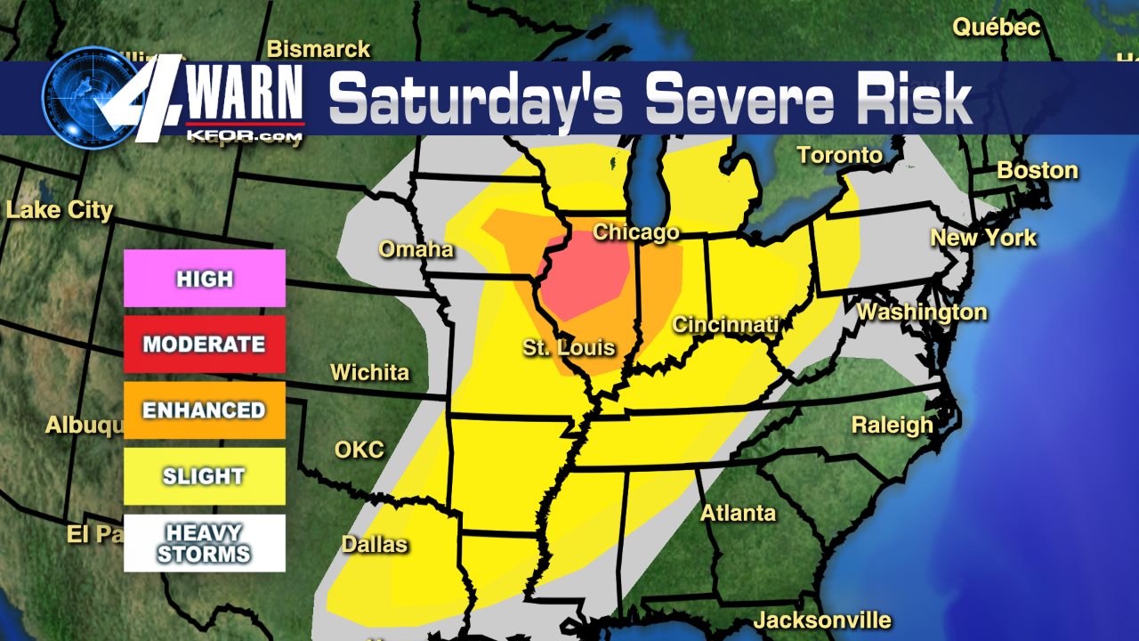 Severe weather threat shifting east. Potential significant severe event developing from the