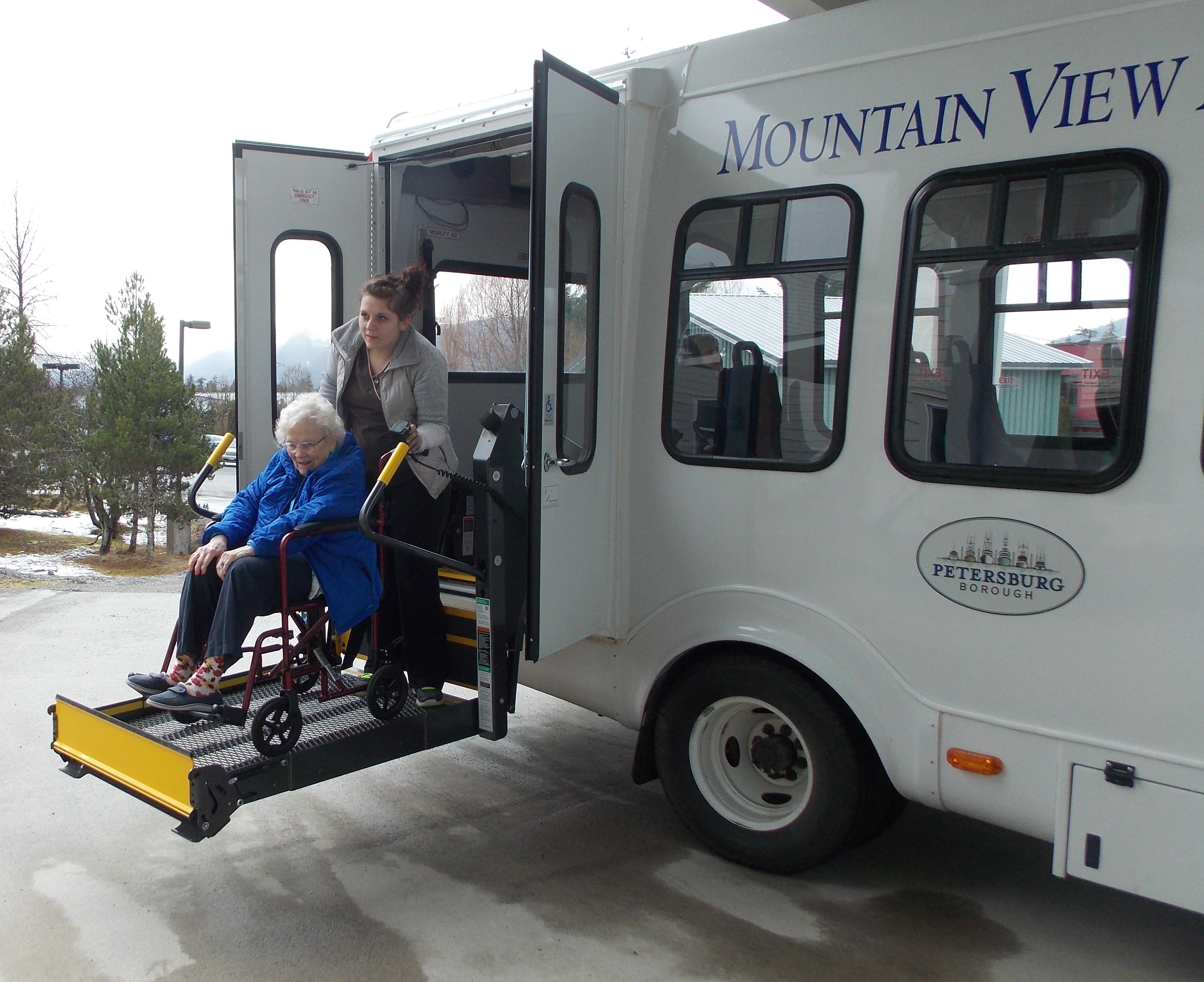 Petersburg's elderly housing residents riding in new van KFSK