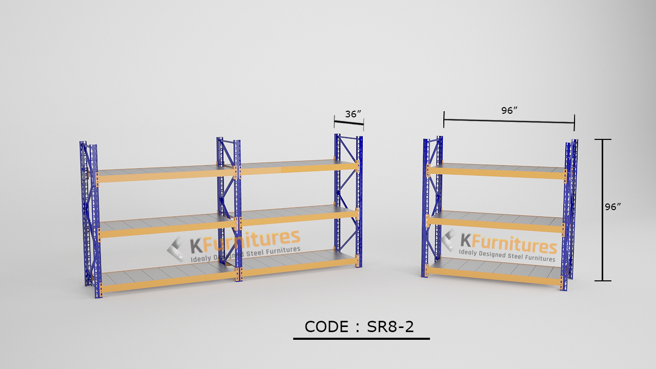 SR8-2, 3 levels (3ft Depth x 8ft width x 8ft Height) – Longspan