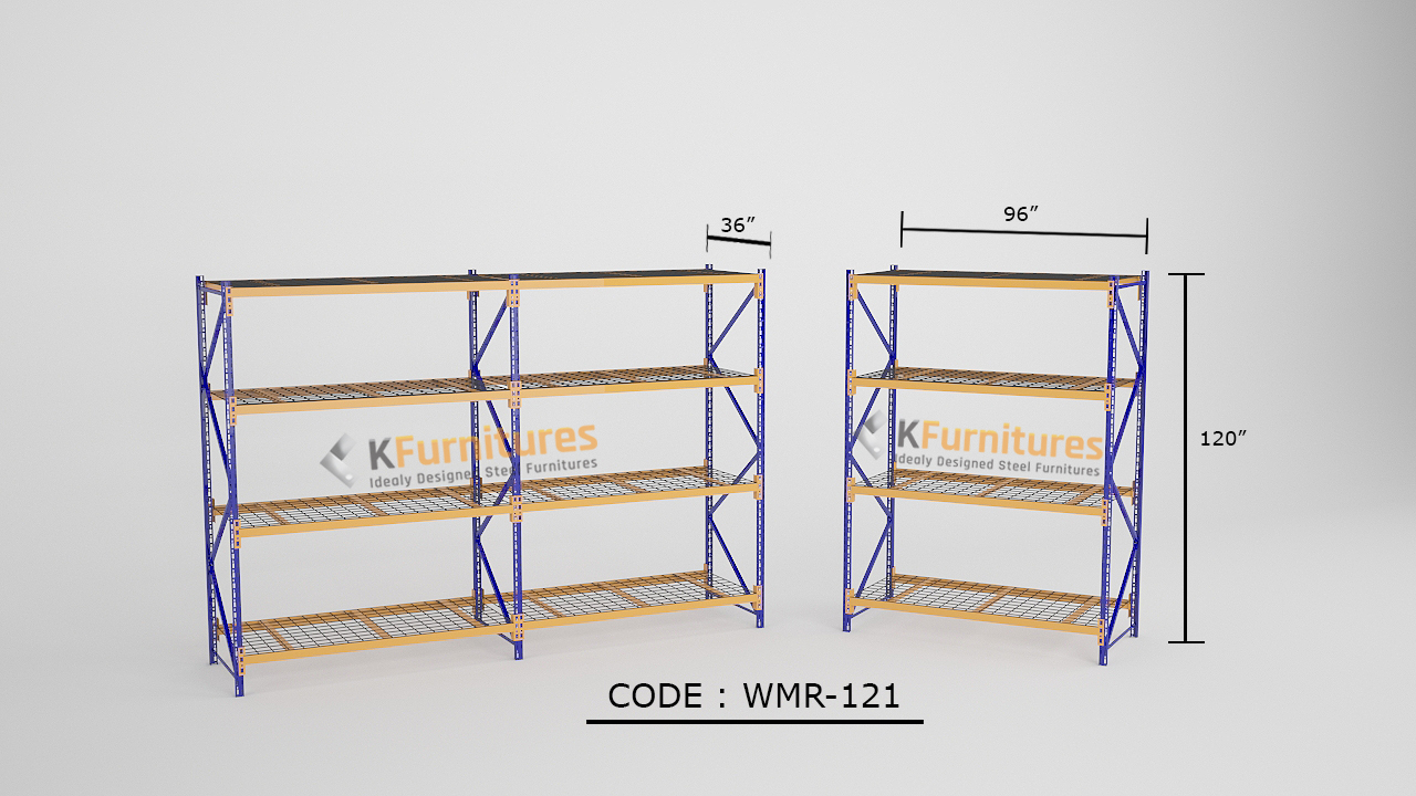 WMR121, 2 Levels (3ft Depth 8ft width 10ft Height) Wire Deck
