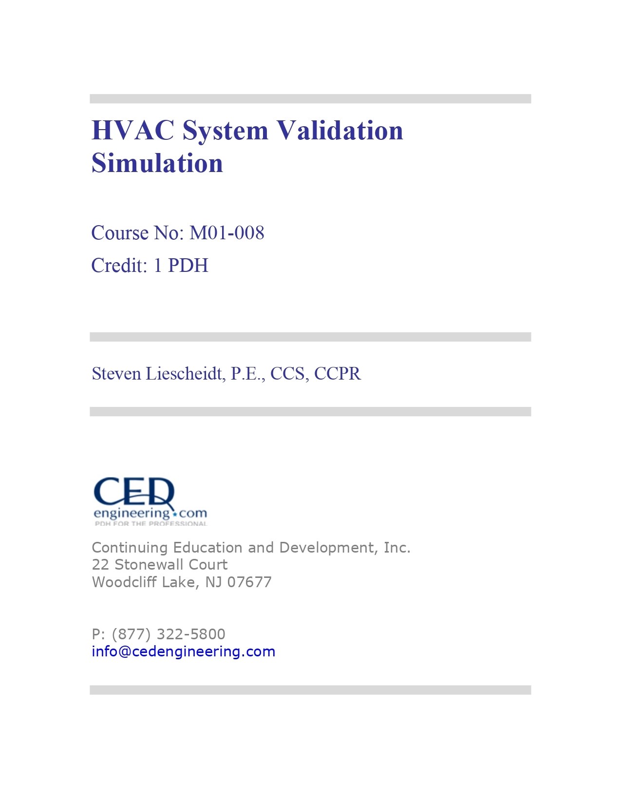 HVAC System Validation Simulation AquaEnergy Expo Knowledge Hub