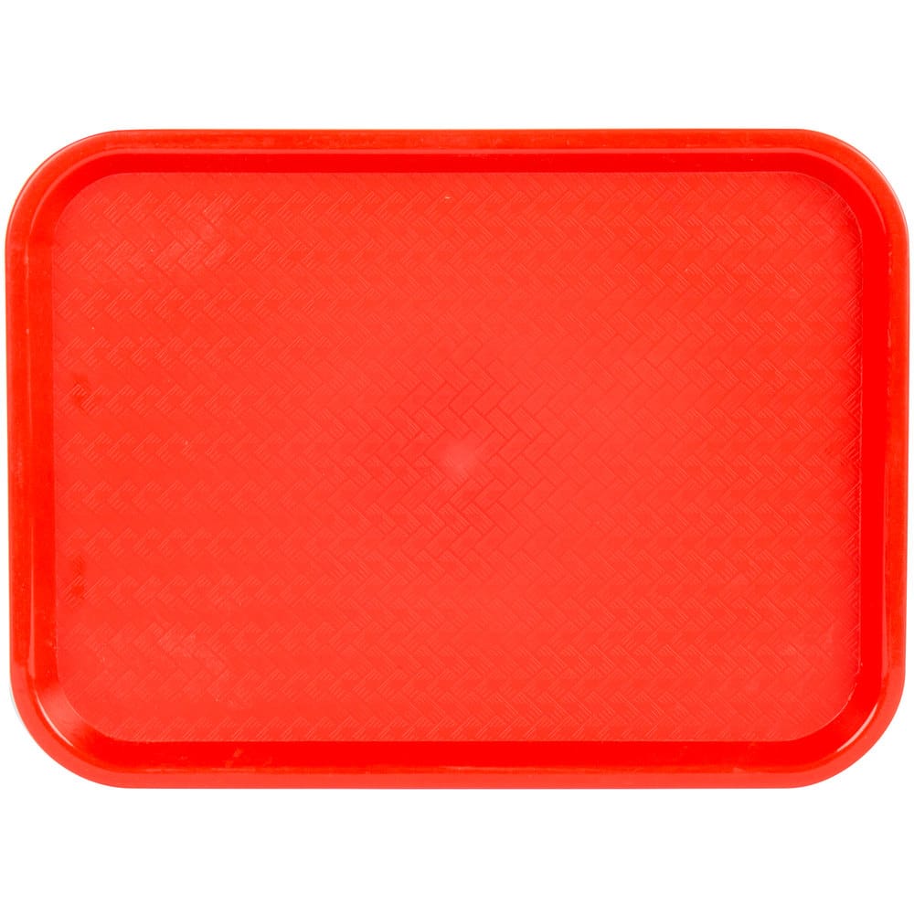 Plastic Fast Food Tray Red KH Hospitality Imports