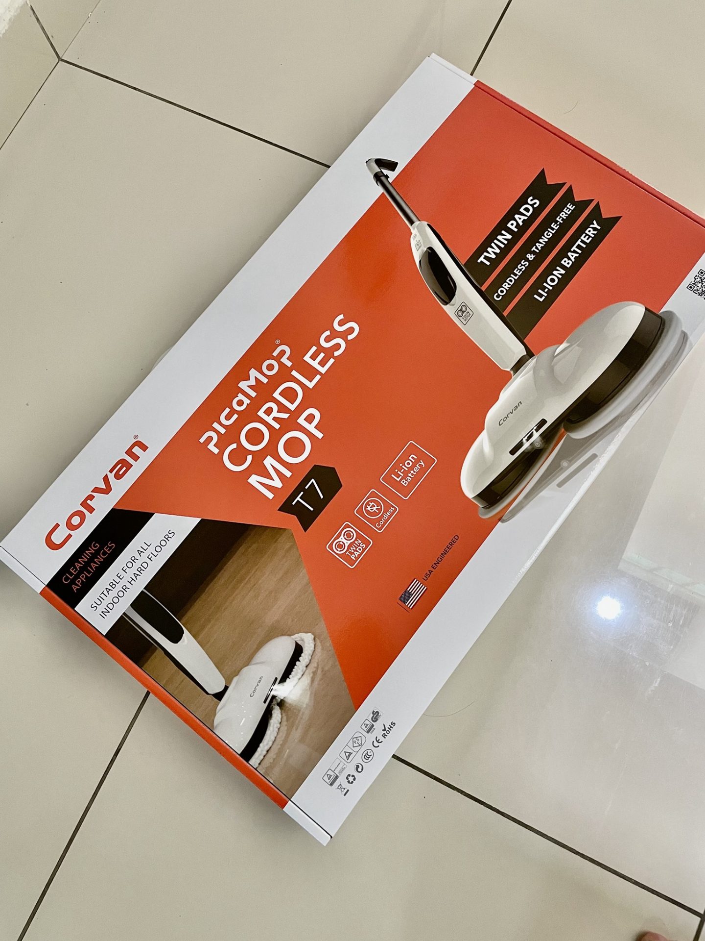 Corvan PicaMop T7 Cordless Electric Mop Khairul Abdullah