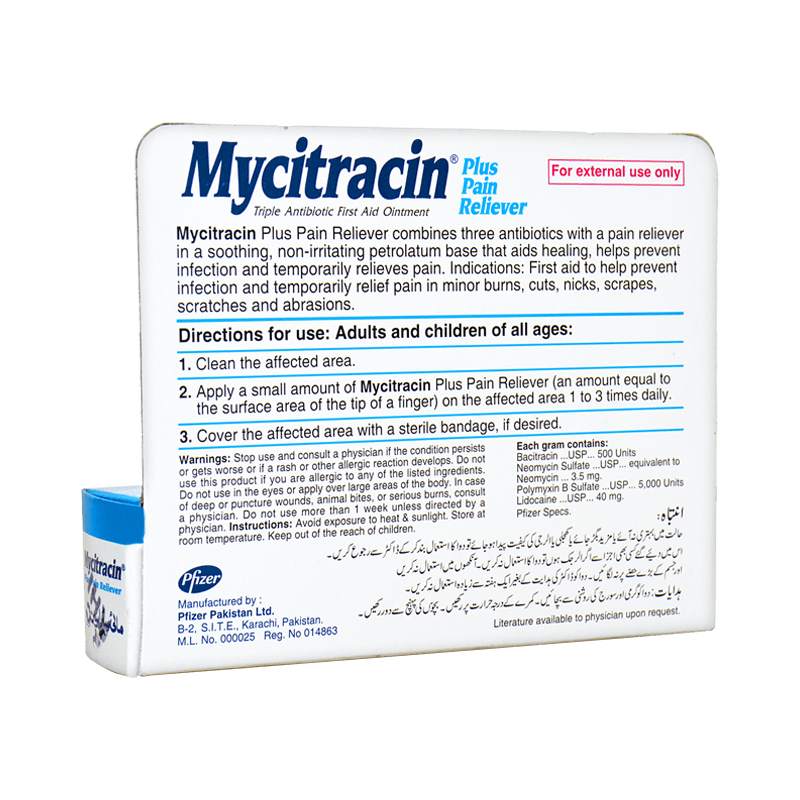 MYCITRACIN PLUS OINT Pack Size X 1 Khalid Pharmacy Online