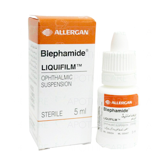 BLEPHAMIDE EYE DROPS 5ML(ALLERGAN) Pack Size X 1 Khalid Pharmacy