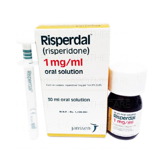 RISPERDAL 30ML SOL ORAL Pack Size X 1 Khalid Pharmacy Online