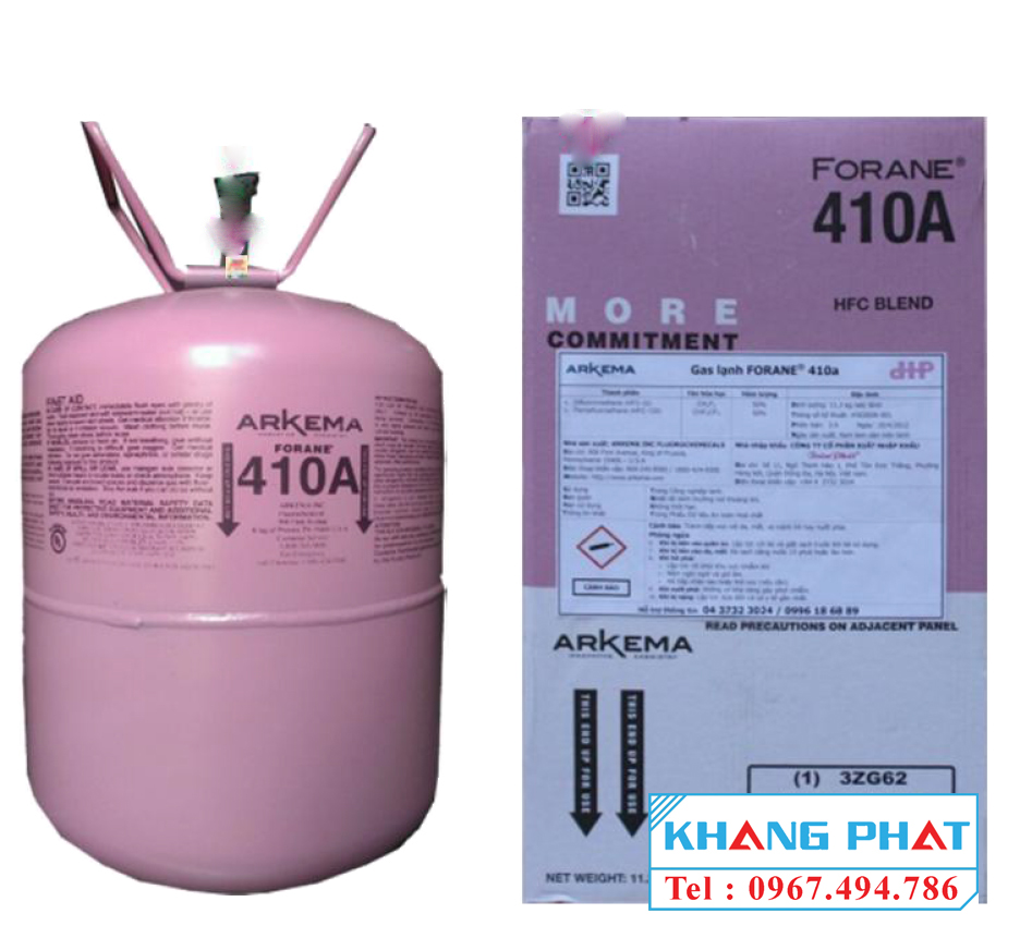 Gas lạnh Forane Arkema R410A Thiết Bị, Vật Tư Nghành Lạnh