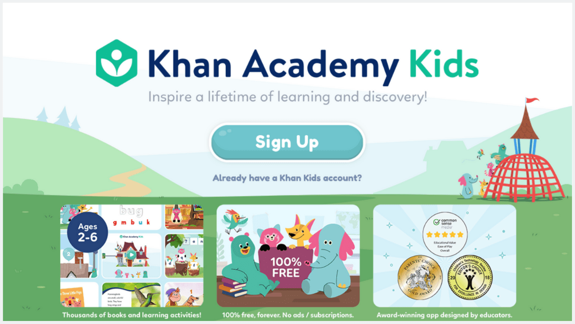 Cómo usar Khan Academy Kids para el aprendizaje a