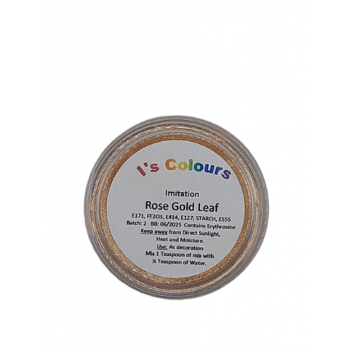 I'S COLOURS IMITATION ROSE GOLD LEAF