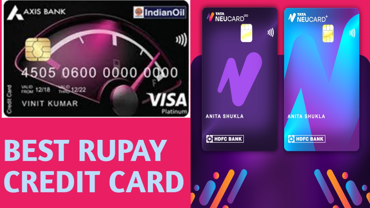 Best Rupay Credit Cards For UPI Payment Top 3 Best Rupay Credit Card