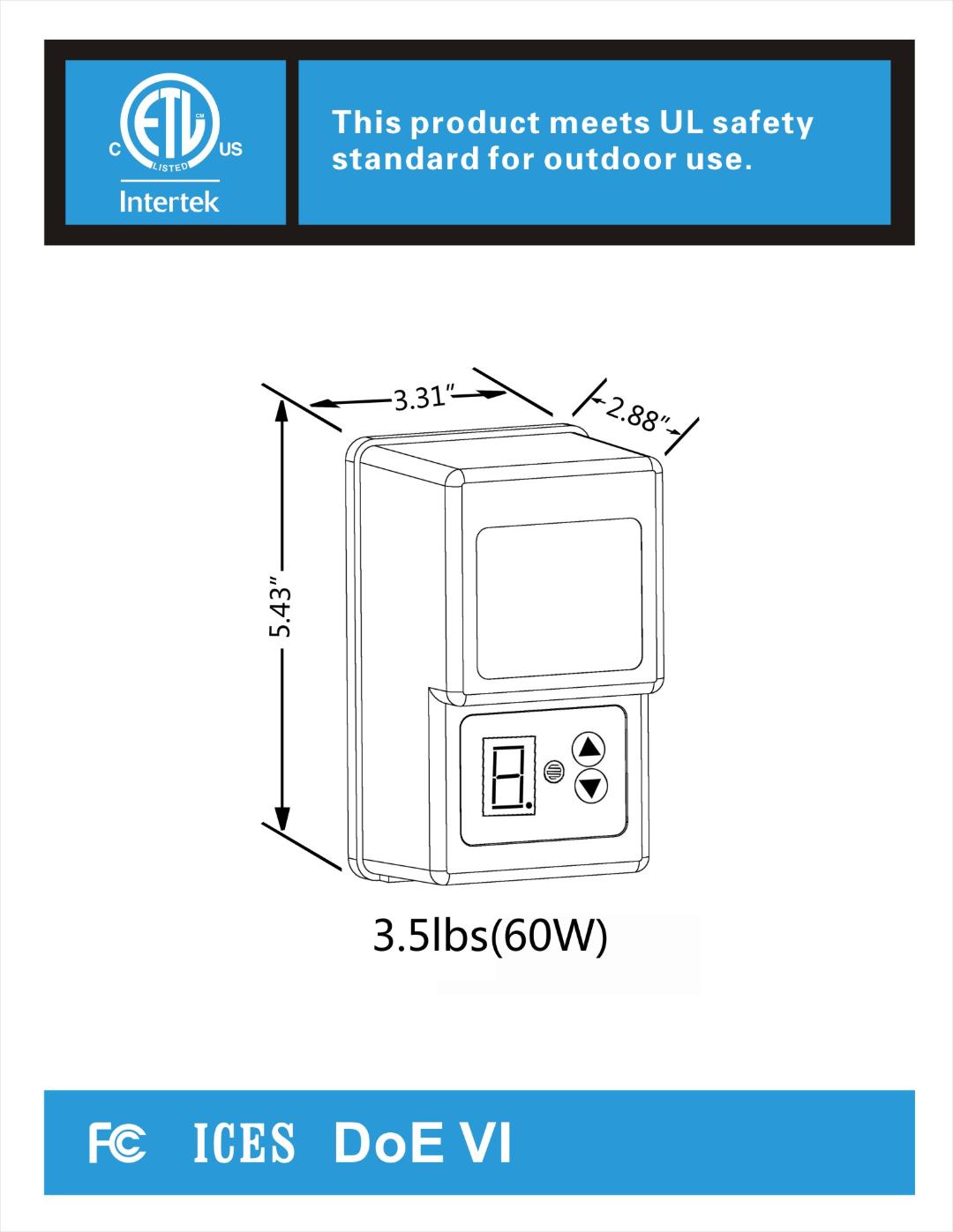 Khan Tech 120W 12VAC LOW VOLTAGE LANDSCAPE LIGHTING TRANSFORMER Model