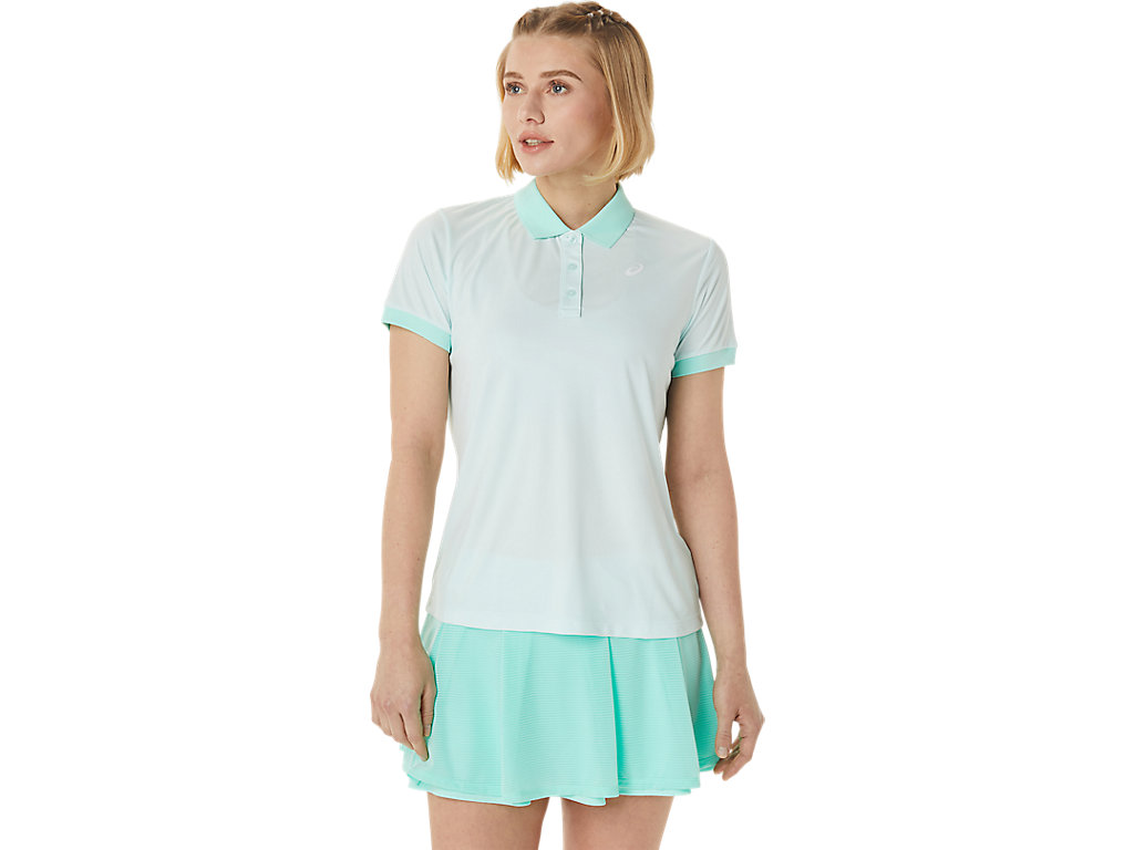 ASICS COURT POLOSHIRT (F) SOOTHING SEA Khel Dukaan