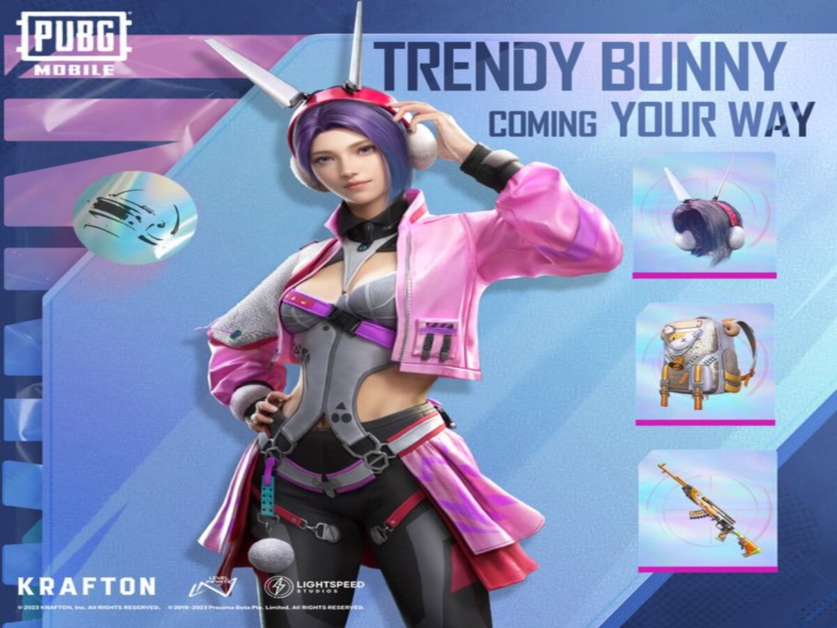 PUBG Mobile 2.5 Update Get Trendy Bunny Set And Rewards