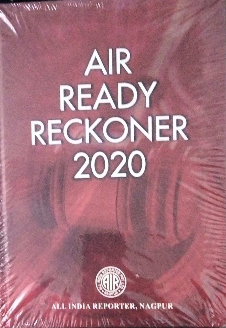 AIR READY RECKONER 2020 ALL INDIA REPORTER NAGPUR Buy Online Law