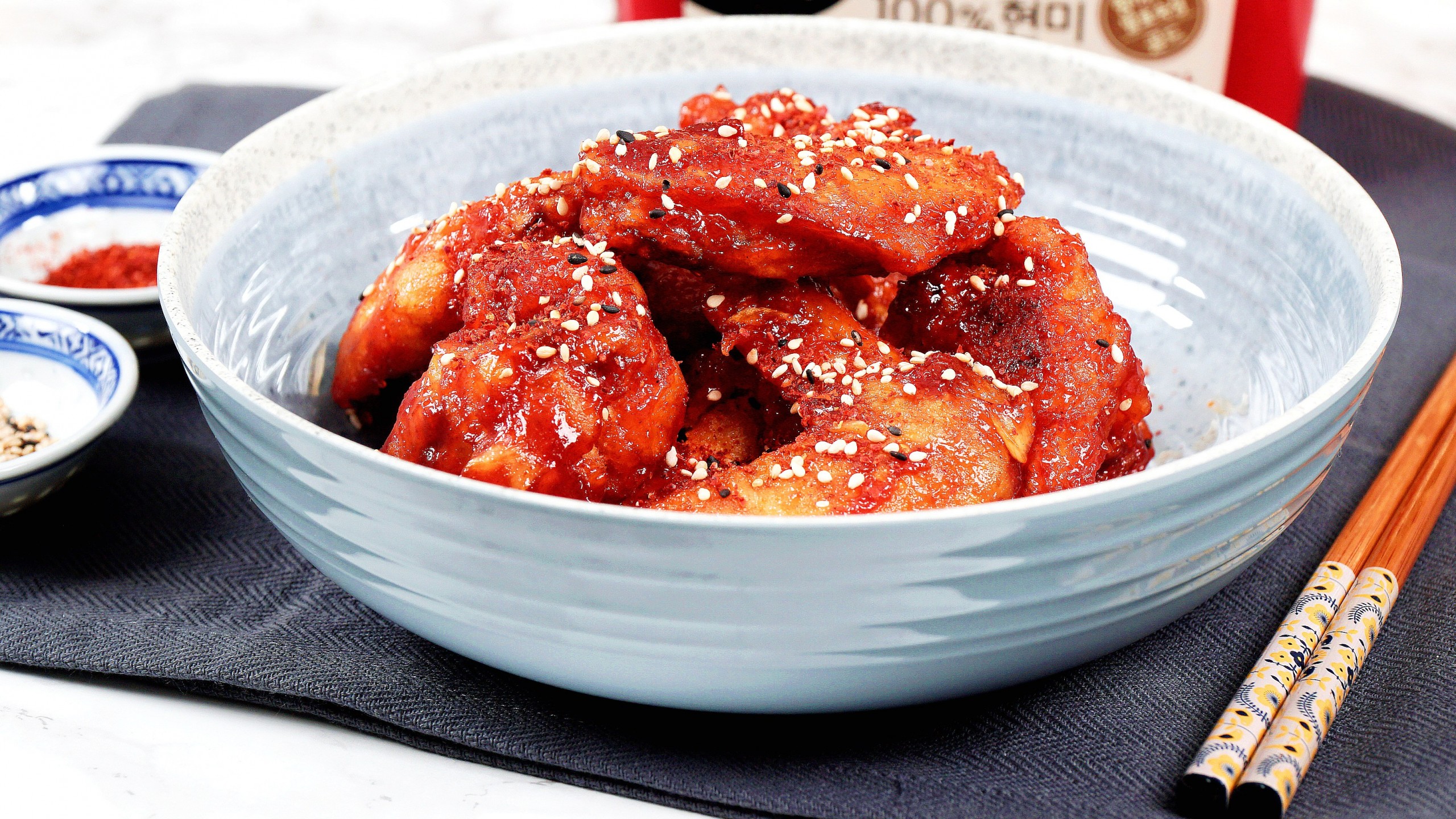 Korean Fried Chicken Wings Khin's Kitchen Korean Chicken wings