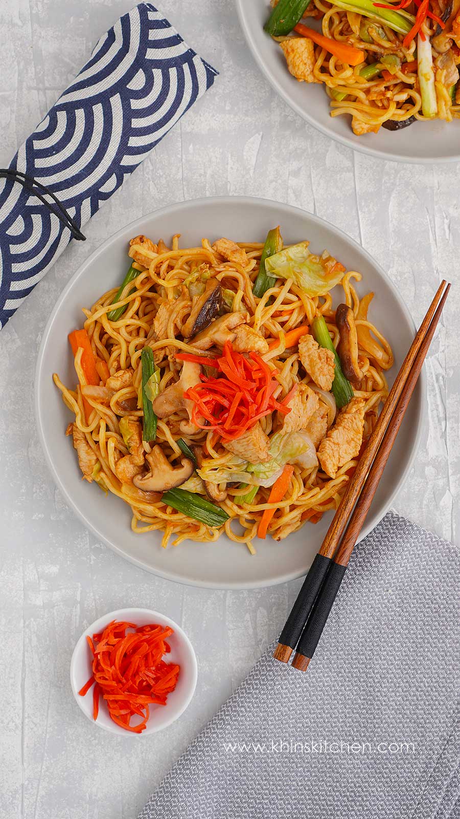 Yakisoba ( Stir Fried Japanese Noodles ) Recipe Cart