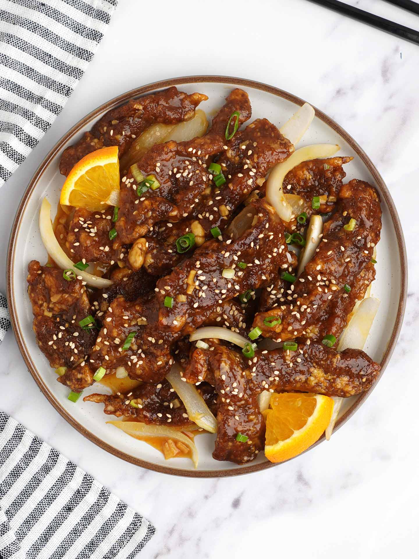 Crispy Shredded Orange Beef Khin's Kitchen Chinese Crispy Beef Recipe