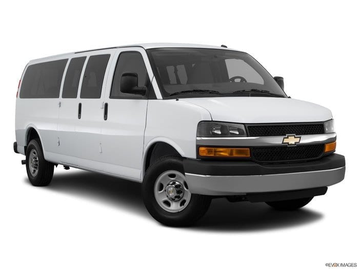 Large Wedding Party Van Rentals