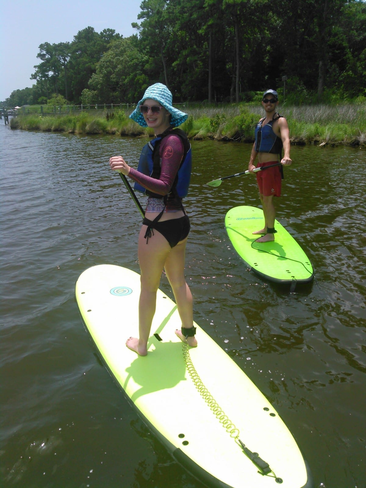 Guided Stand Up paddleboarding Trips on the Outer Banks