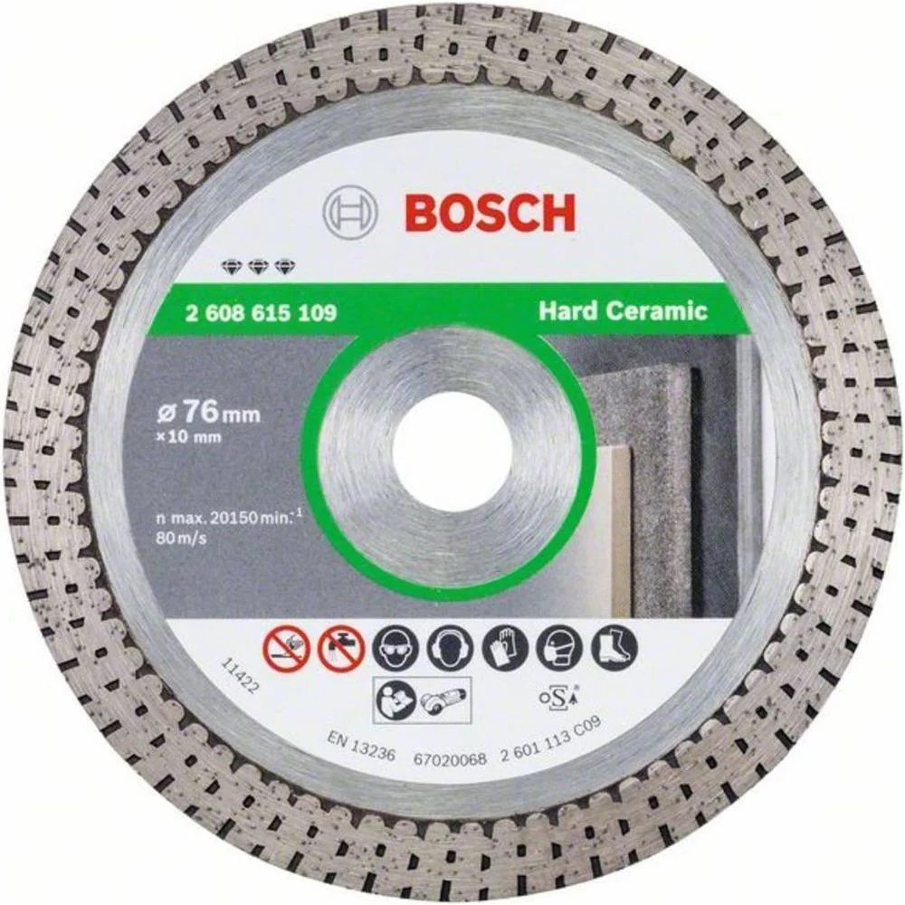 Bosch Diamond Cutting Disc for Tile Turbo Continuous (2608615109)