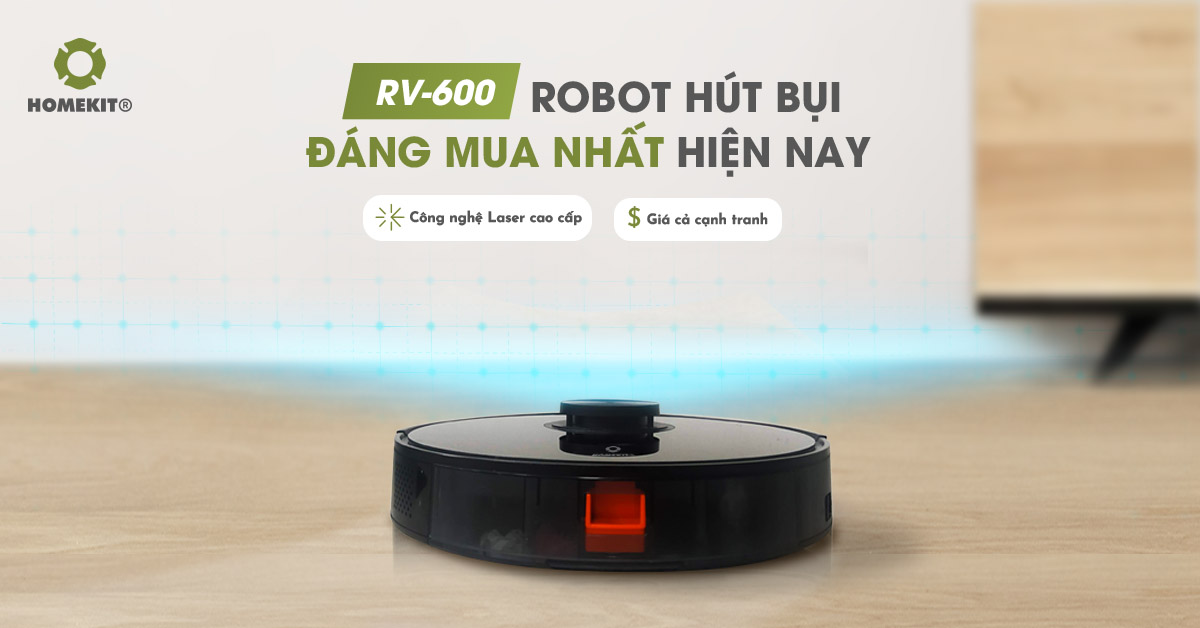 Chỉ từ 3 triệu mua robot hút bụi lau nhà giá rẻ chất lượng HomeKit