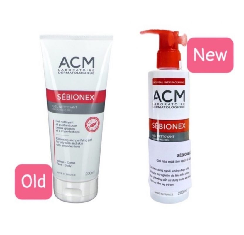 ACM Sebionex Cleansing Gel 200ml Sữa rửa mặt giúp giảm mụn trứng cá