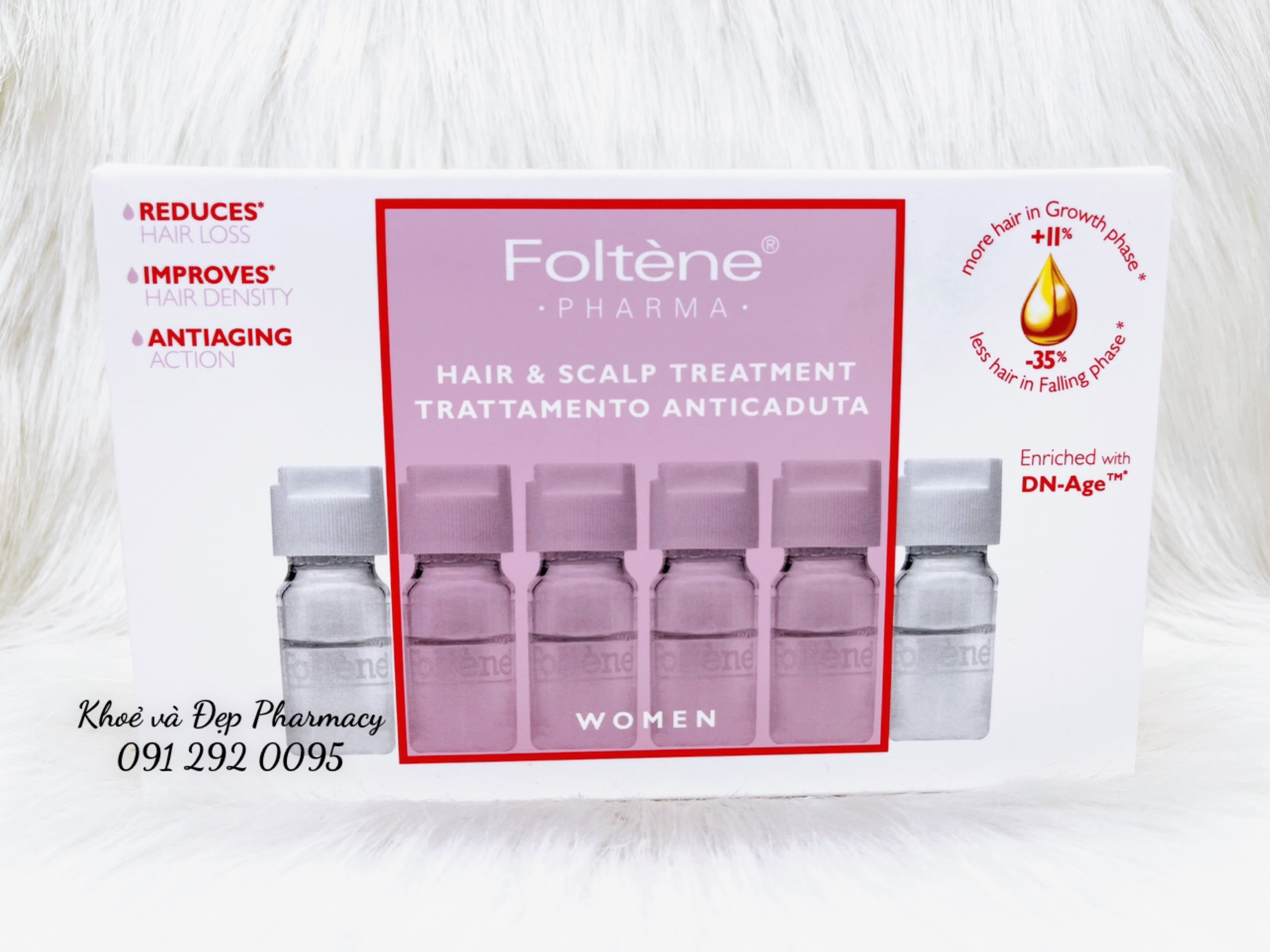 FOLTENE HAIR & SCALP TREATMENT WOMEN Tinh chất đặc trị ngăn rụng tóc
