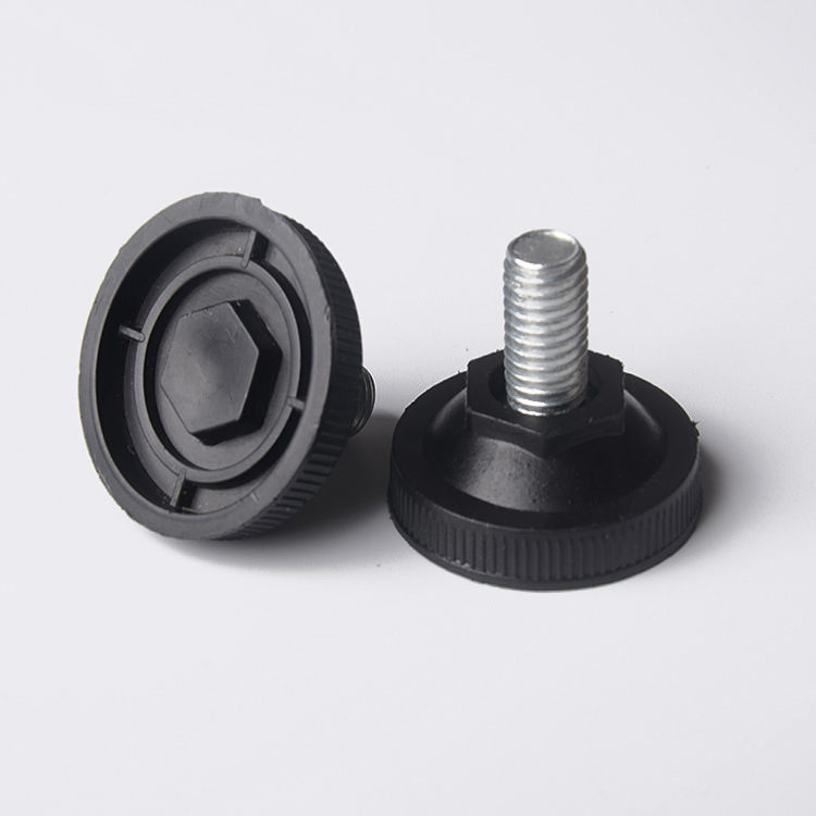 Plastic foot pad base furniture accessories plastic adjustable feet