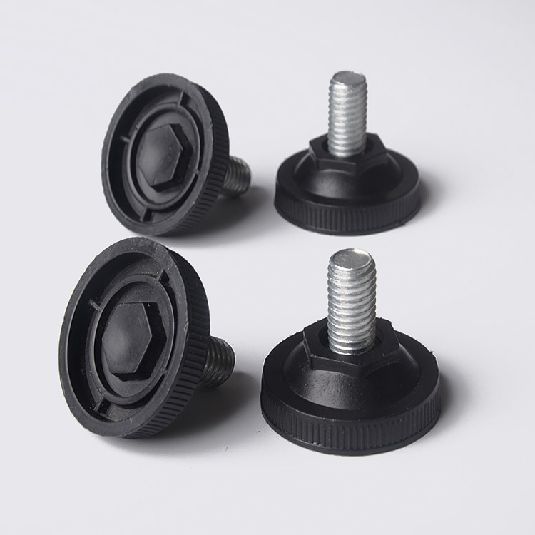 Plastic foot pad base furniture accessories plastic adjustable feet