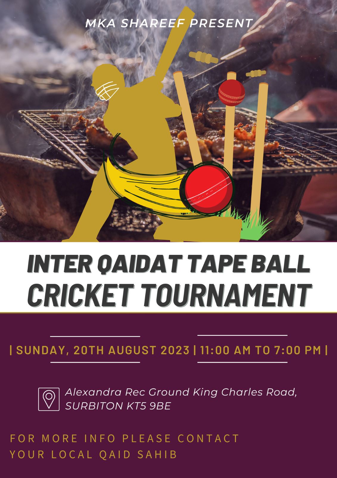 MKA SHAREEF INTER QAIDAT TAPE BALL CRICKET TOURNAMENT MKA UK