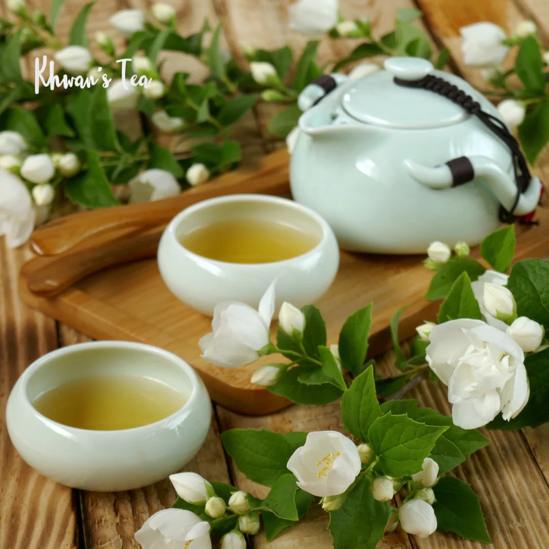 Jasmine Flower Tea Brewing Guide Khwan's Tea