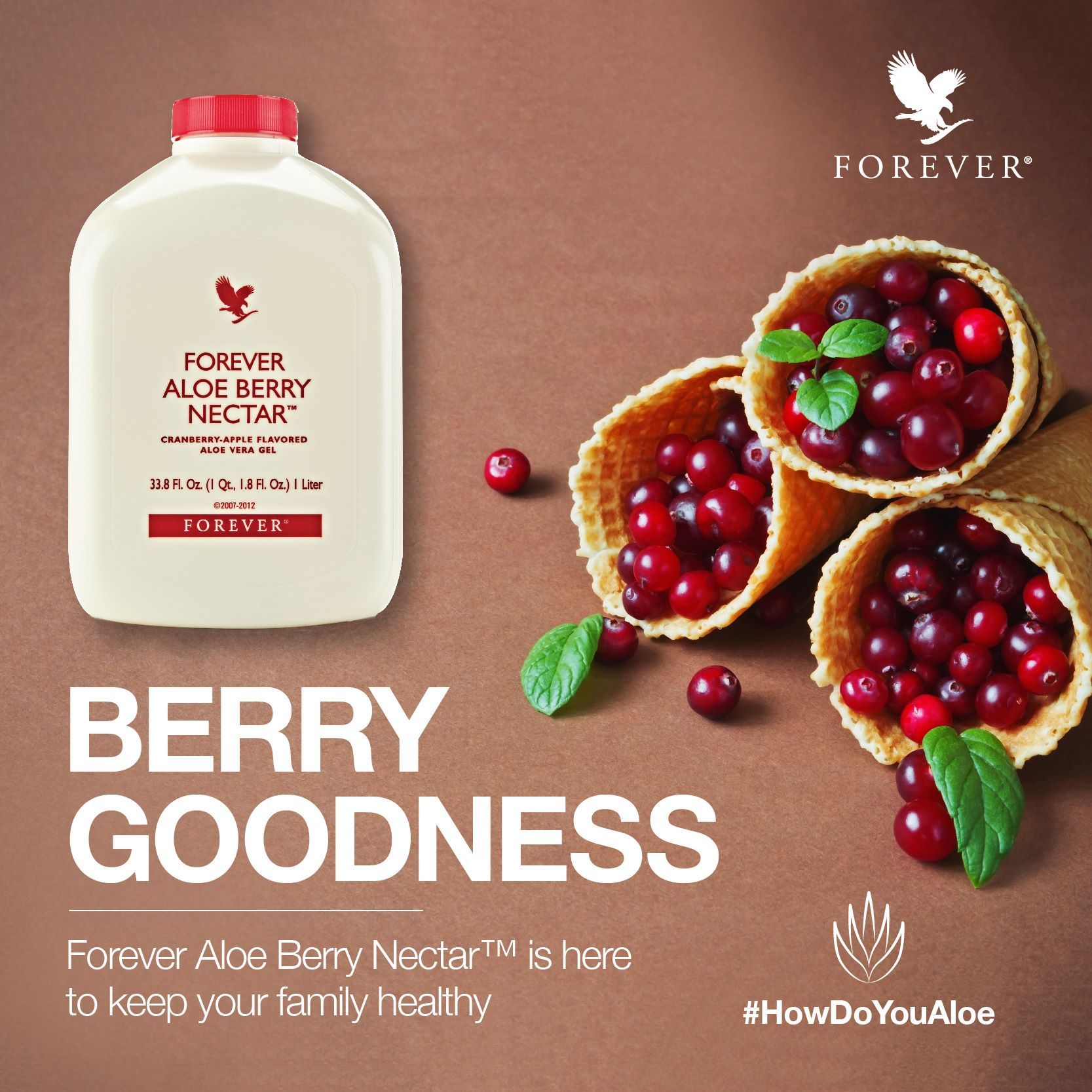 Forever Aloe Berry Nectar Contains cranberry antioxidant and healthful