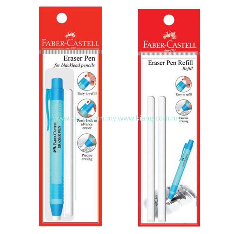 FABER CASTELL PEN ERASER WITH REFILL 185920 REFILL 187265 Syarikat
