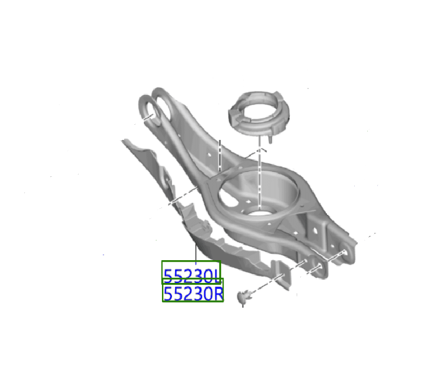 Kia Sportage 2021Present Rear Lower Arm Cover Kia Parts Direct